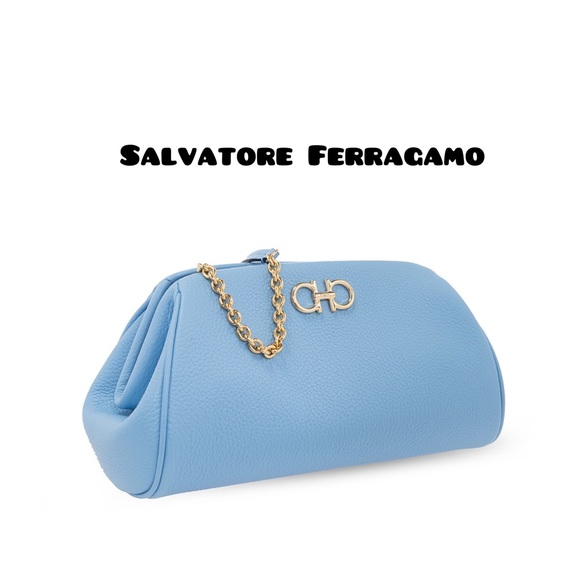 ☀️NWT☀️Salvatore Ferragamo Gnacini Clutch Bag - Picture 2 of 10